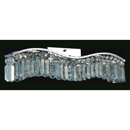 Cwi Lighting 7 Light Vanity Light With Chrome Finish 8004W36C-A (Clear)